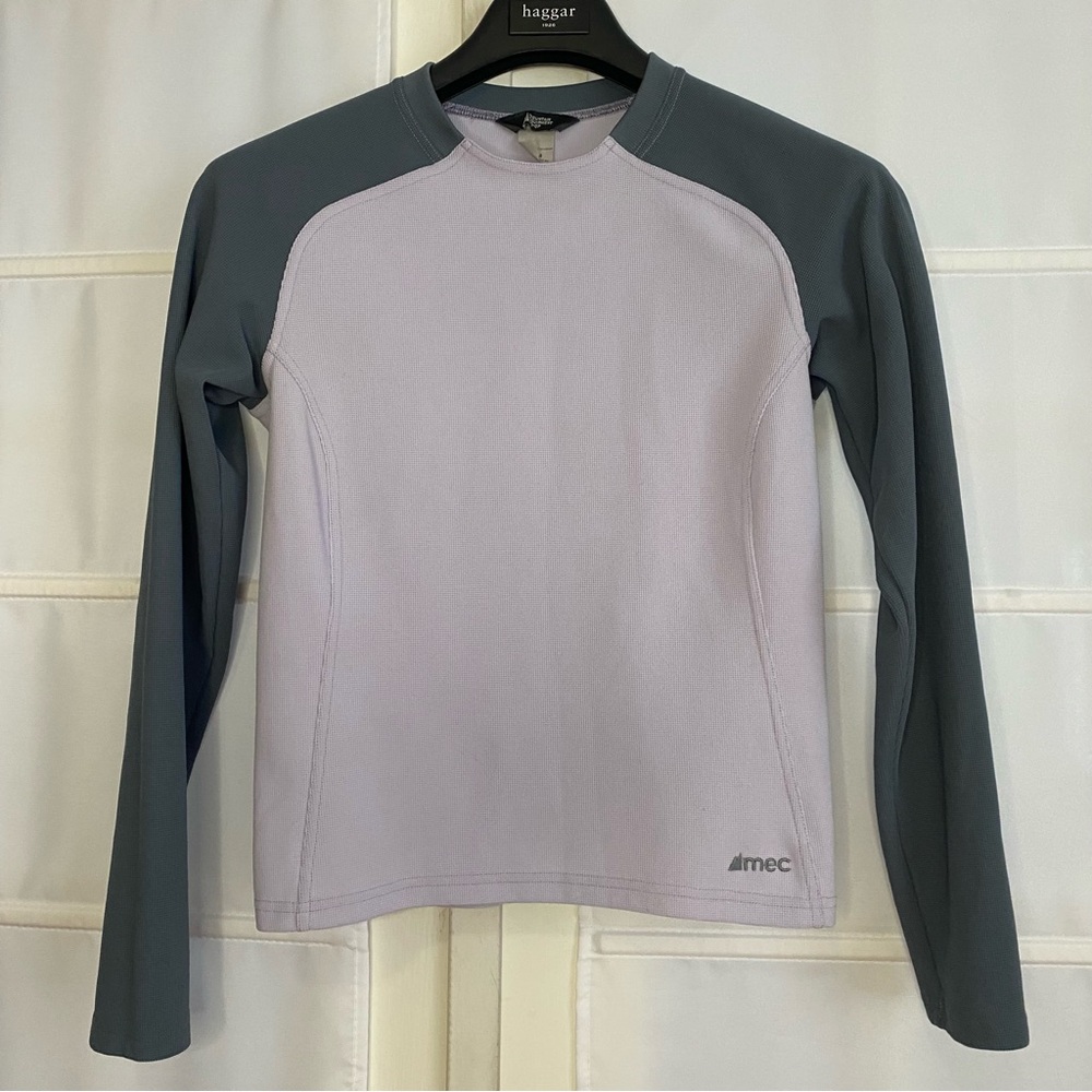 MEC Lilac Long-Sleeve Active Crop